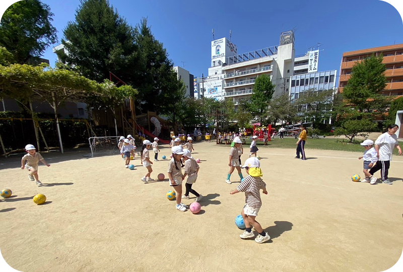 サッカー（5歳児）の写真